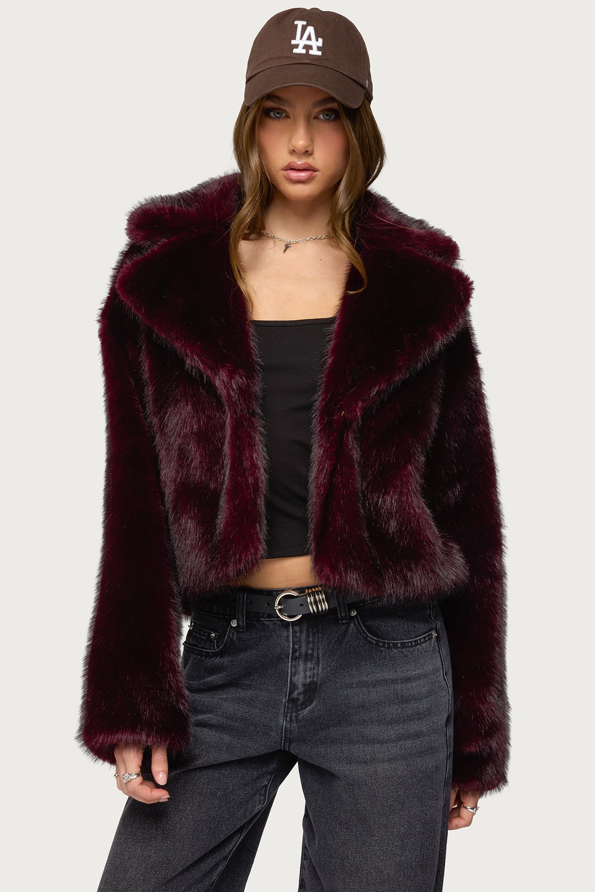 Kamilah Overszied Faux Fur Coat