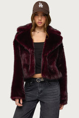 Kamilah Overszied Faux Fur Coat