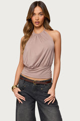 Donya Backless Halter Top