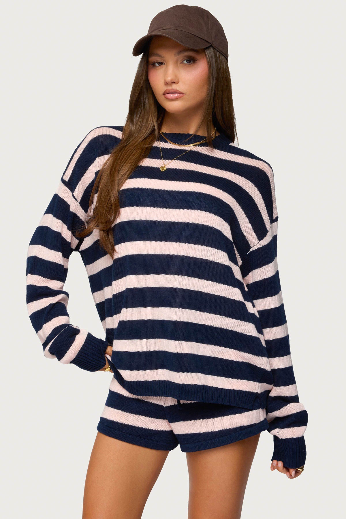 Amaris Oversized Striped Sweater