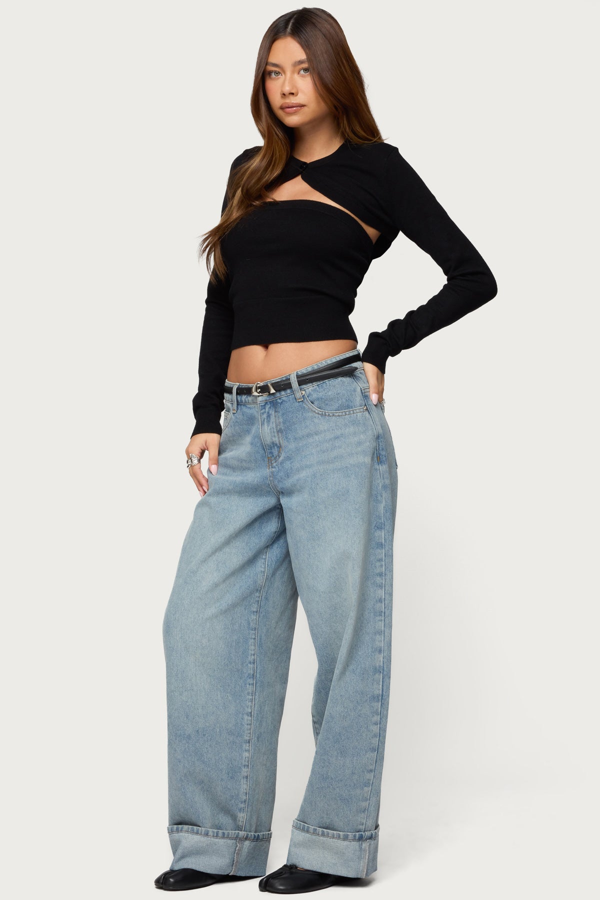 Knit Two Piece Shrug & Tube Top