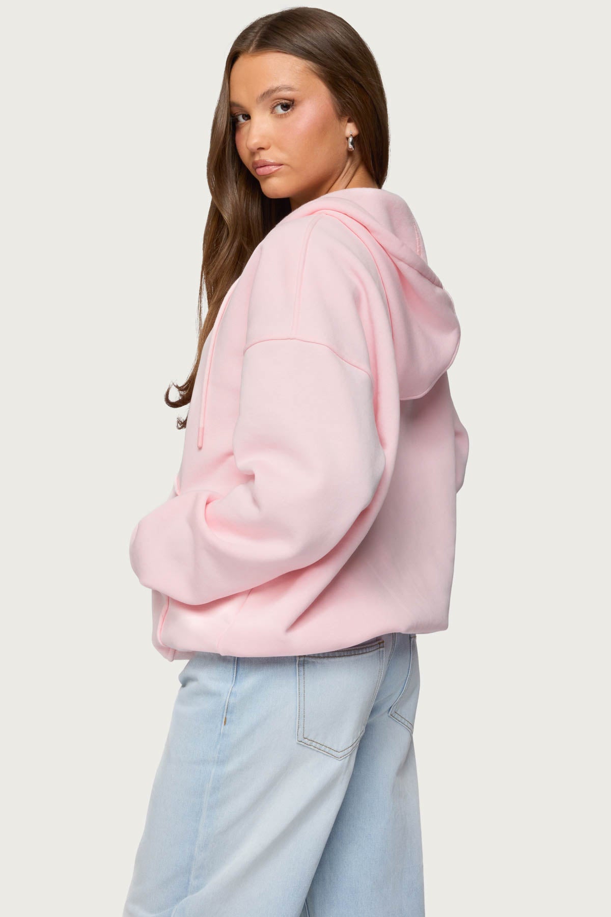 Rocia Oversized Zip Up Hoodie