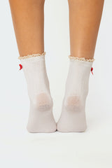 Holiday Ribbed Socks