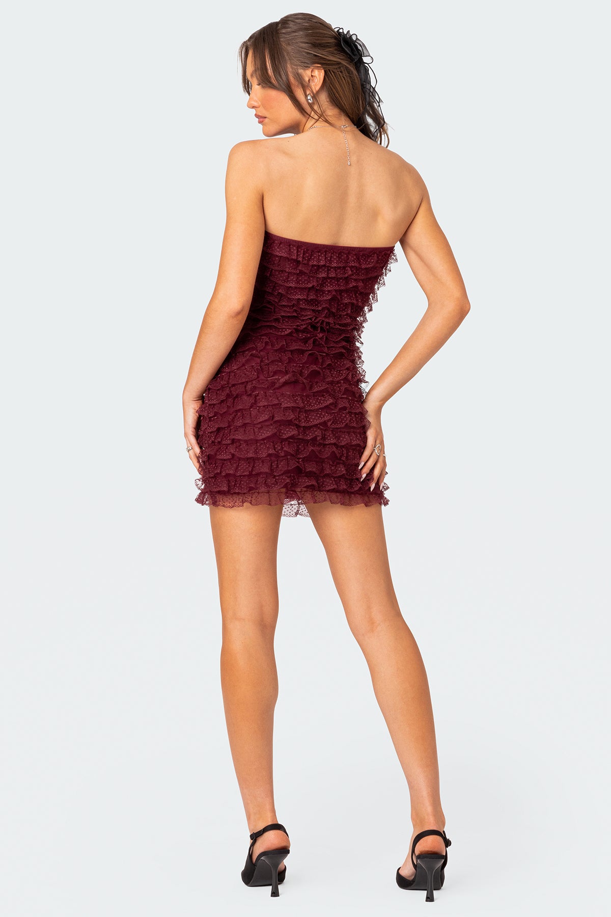 Rinna Ruffle Mini Dress