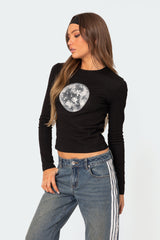 Disco Girl Long Sleeve T Shirt