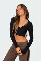 Milady Ribbed Crop Top