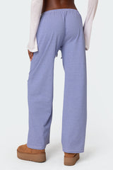 Olivia Striped Loose Fit Pants