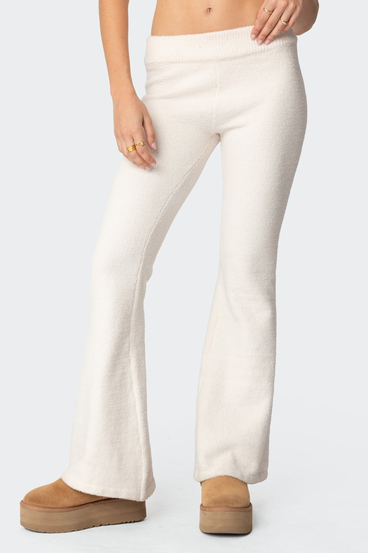 Plush Flared Pants