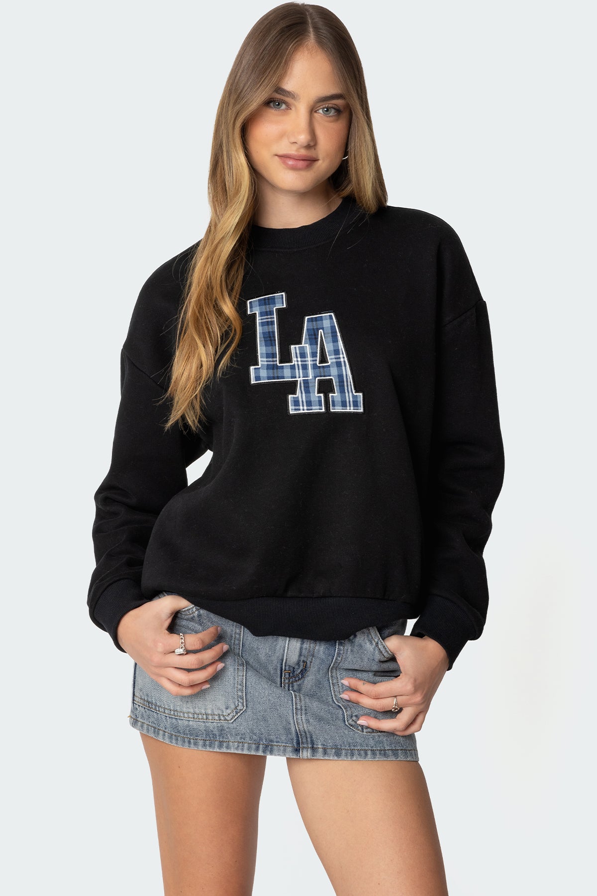 La Plaid Sweatshirt