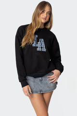 La Plaid Sweatshirt