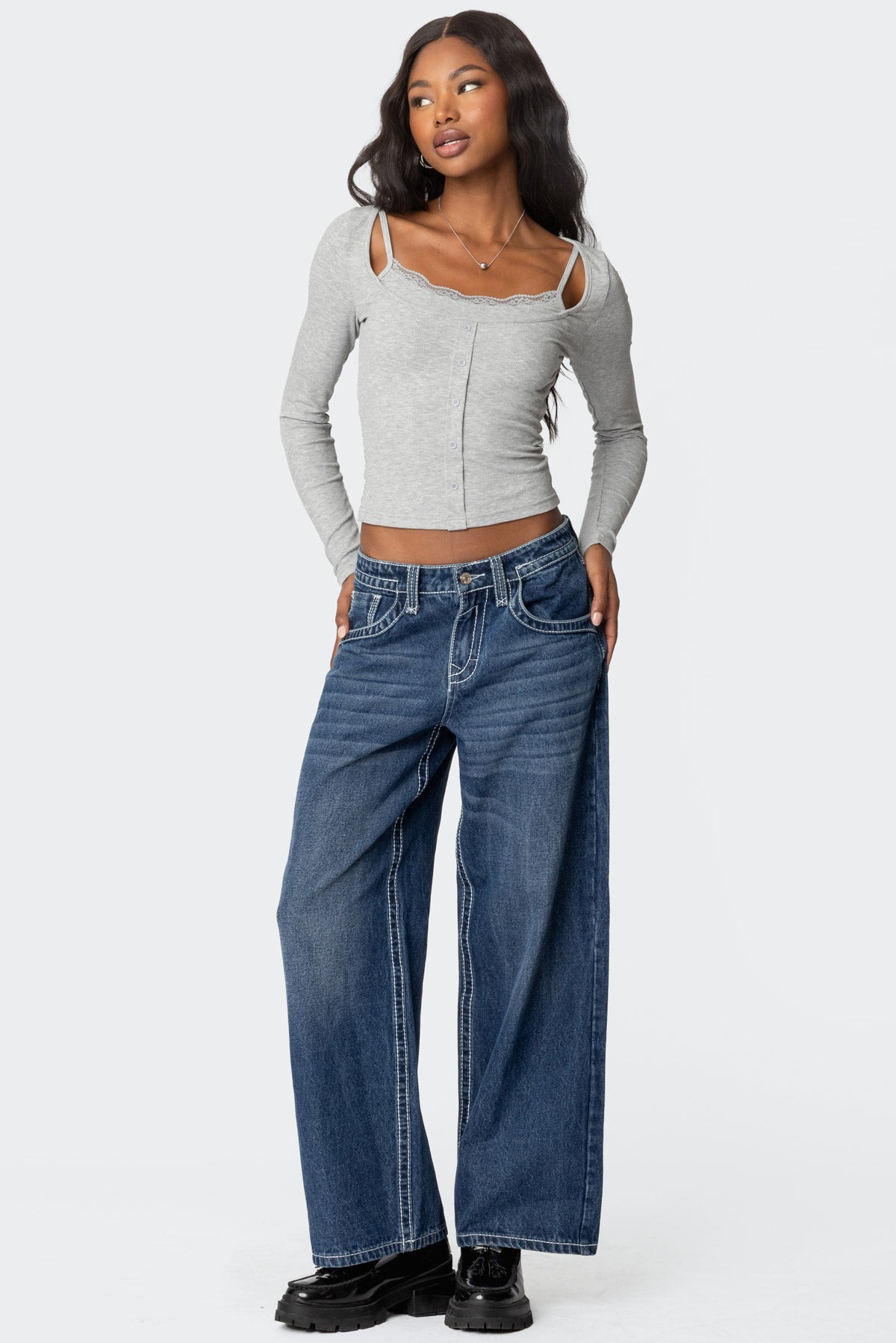 Josi Layered Ribbed Top