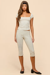 Esmarie Square Neck T Shirt