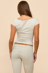 Esmarie Square Neck T Shirt