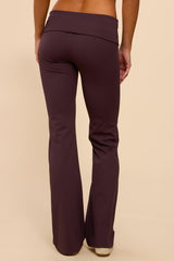 Oriane Foldover Flared Leggings