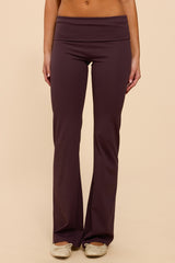 Oriane Foldover Flared Leggings