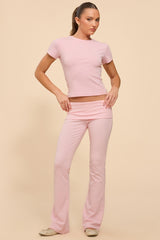 Ivanne Foldover Flared Pants