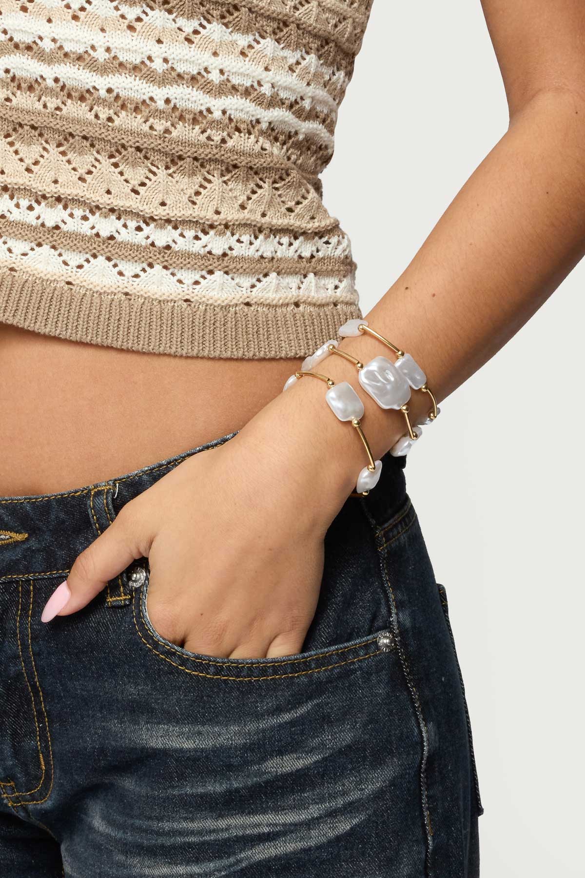 Pearly Beaded Bracelet Pack