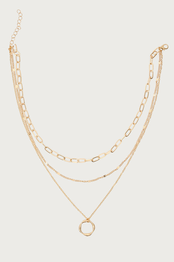 Layered Mixed Chain Necklace