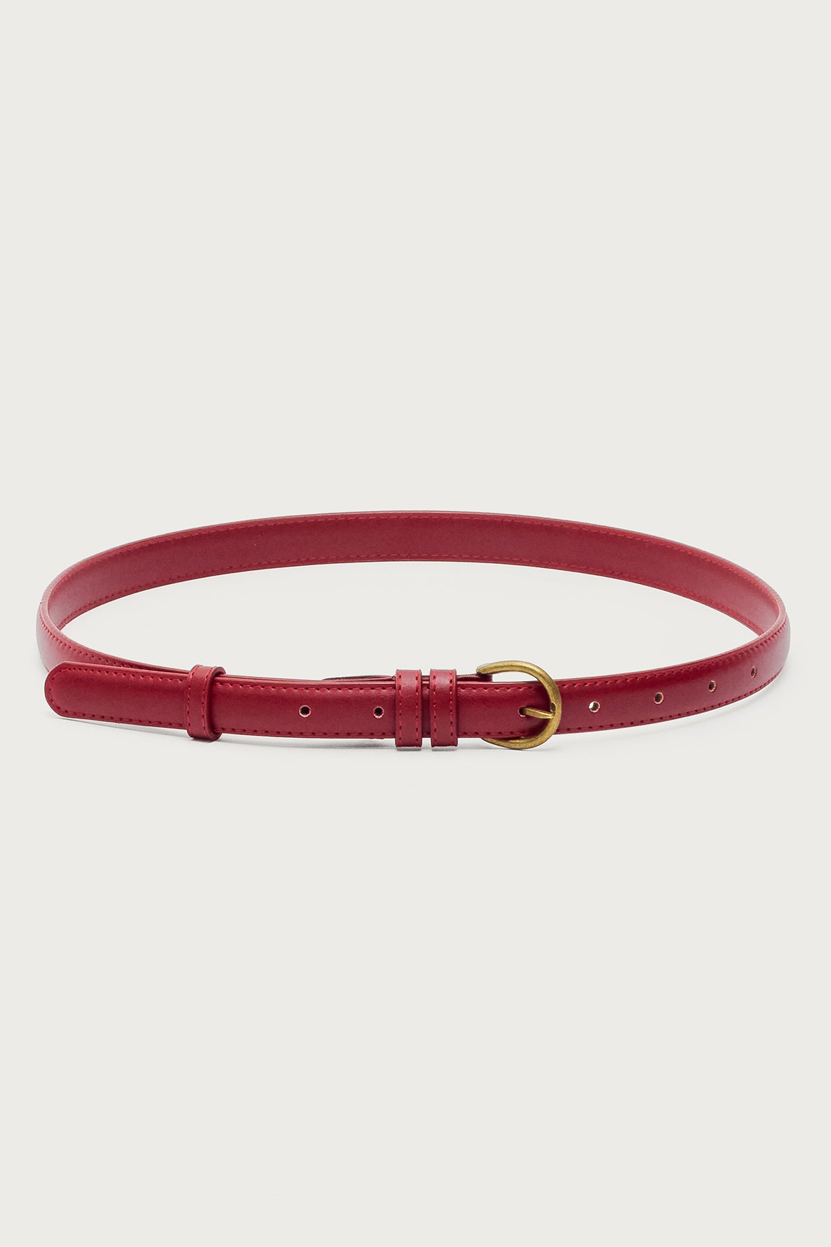 Goldey Faux Leather Belt