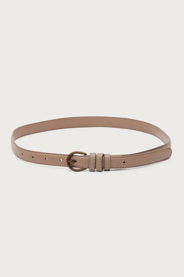 Goldey Faux Leather Belt