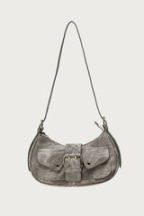 Washed Buckle Bag