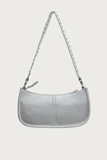Studded Strap Faux Leather Bag