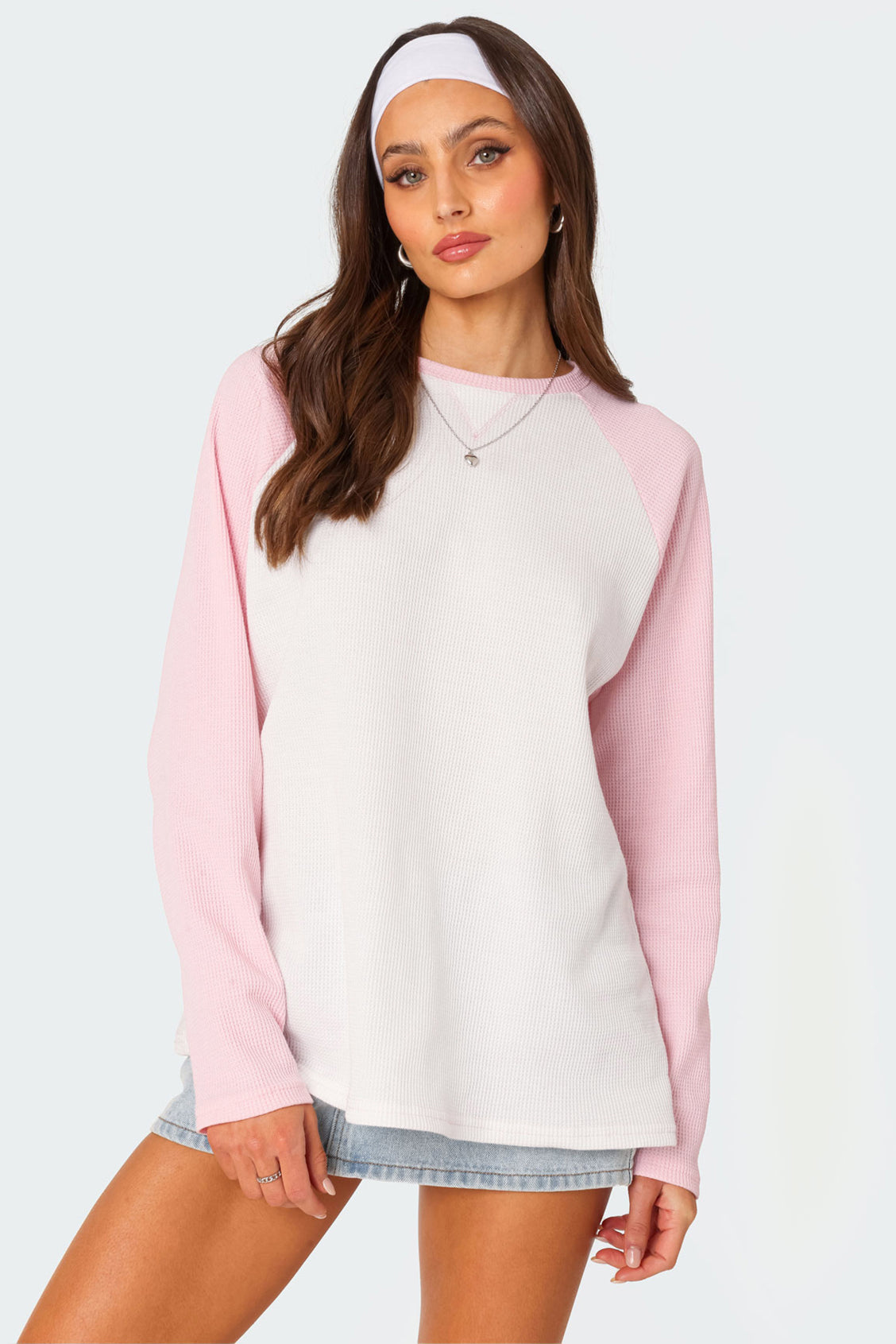 Me Time Oversized Waffle Top