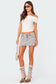 Vintage Washed Denim Mini Skirt