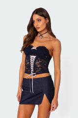 Cinch Sheer Lace Corset