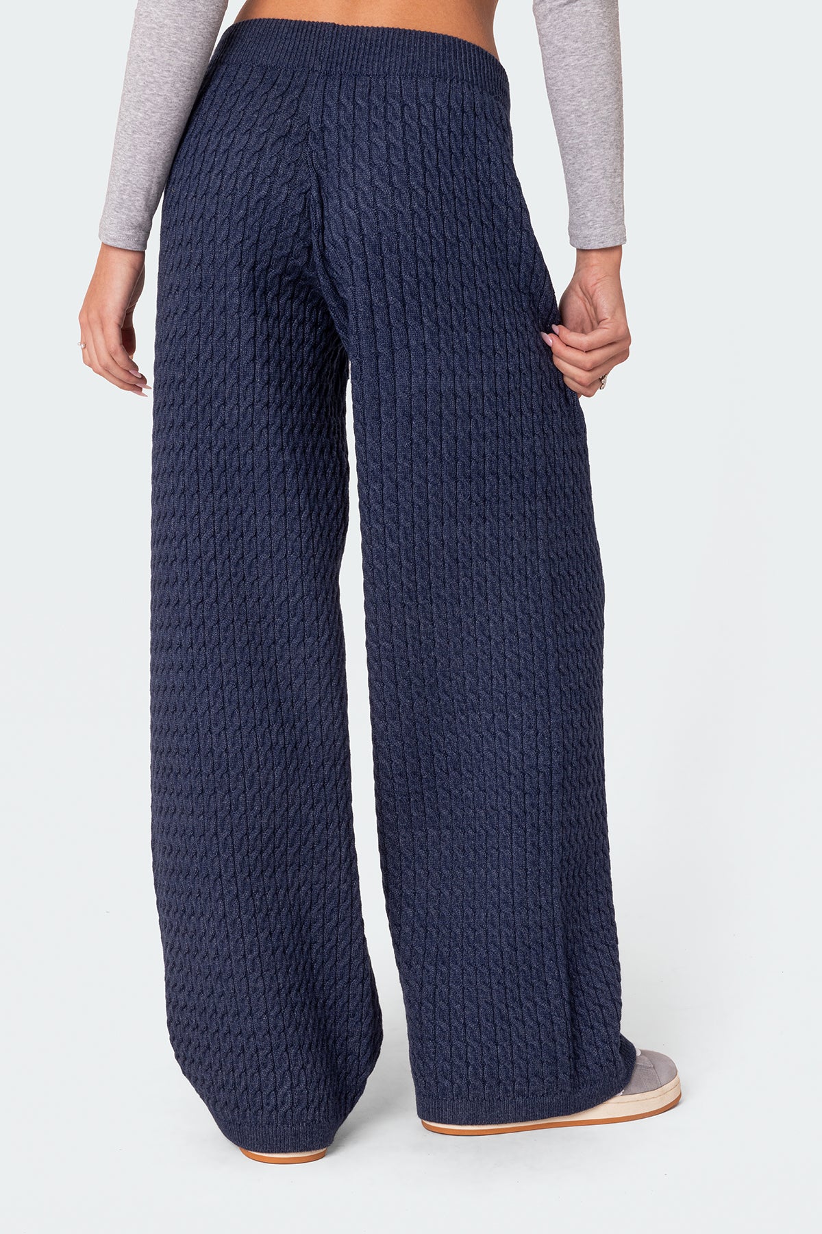 Portia Relaxed Cable Knit Pants