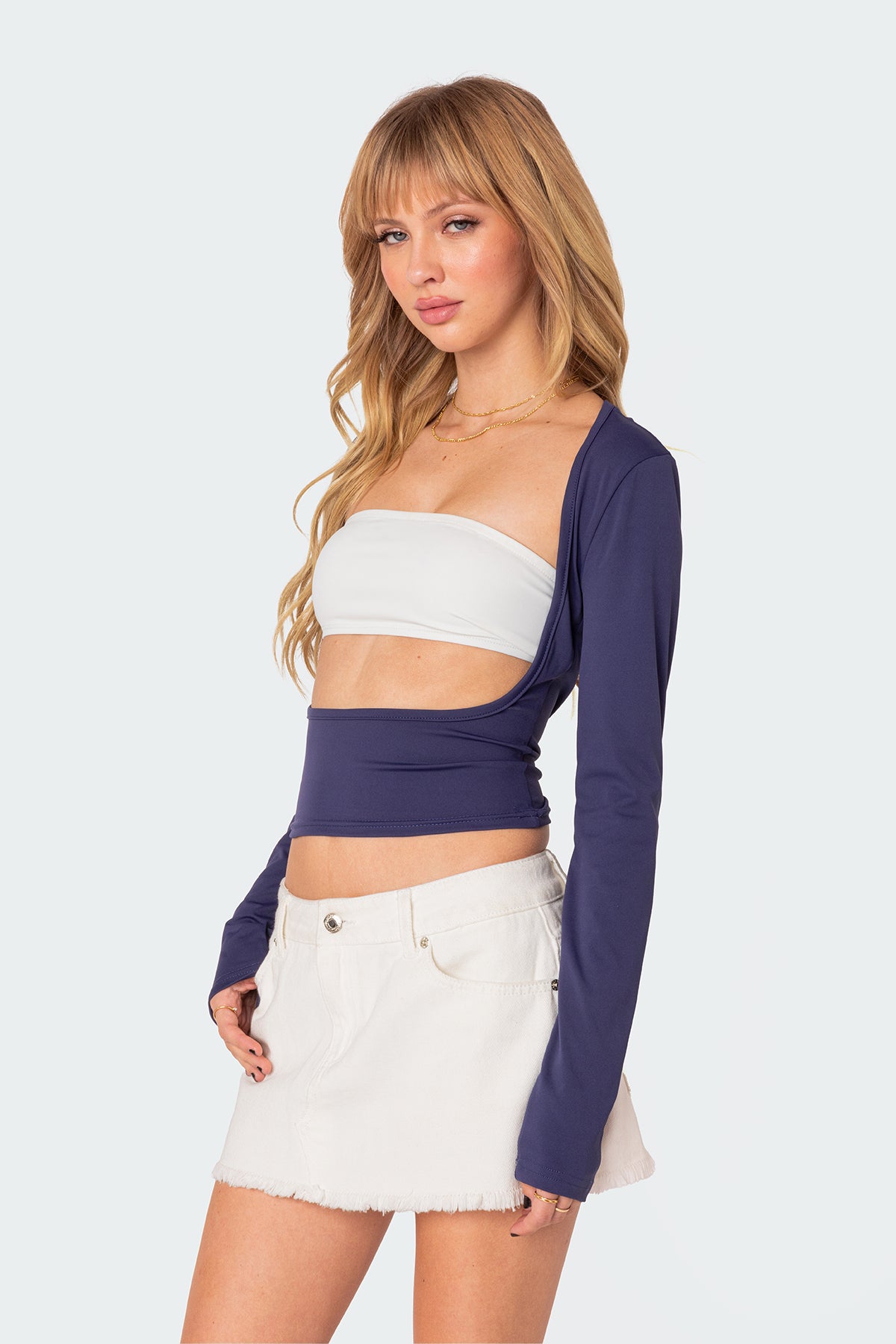 Two Piece Cut Out Bandeau Top