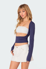 Two Piece Cut Out Bandeau Top