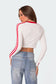 Cherry On Top Long Sleeve Cropped T Shirt