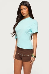 Mariee Asymmetric Off Shoulder Top