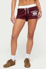 Edikted Athlete Contrast Micro Shorts