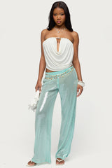 Avalee Sequin Wide Leg Pants