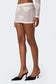 Saga Embroidered Sheer Mini Skirt