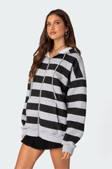 Maritza Oversized Zip Up Hoodie