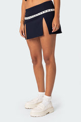 Heiress Eyelet Mini Skirt