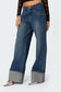 Vesper Cuffed Low Rise Jeans