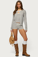 Lillian Striped Knit Tank Top