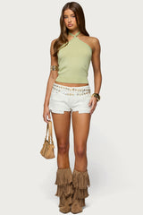 Paradiso Knit Halter Top