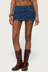 Camelia Denim Mini Skort