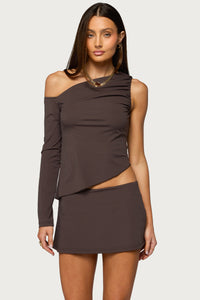 Lucretia Asymmetric Off Shoulder Top