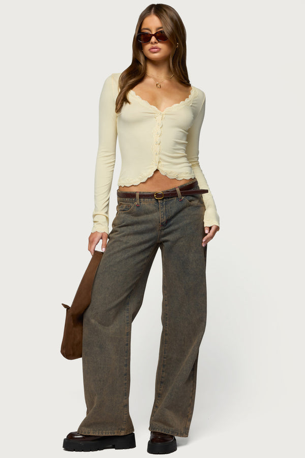 Gayle Lacey Button Up Top