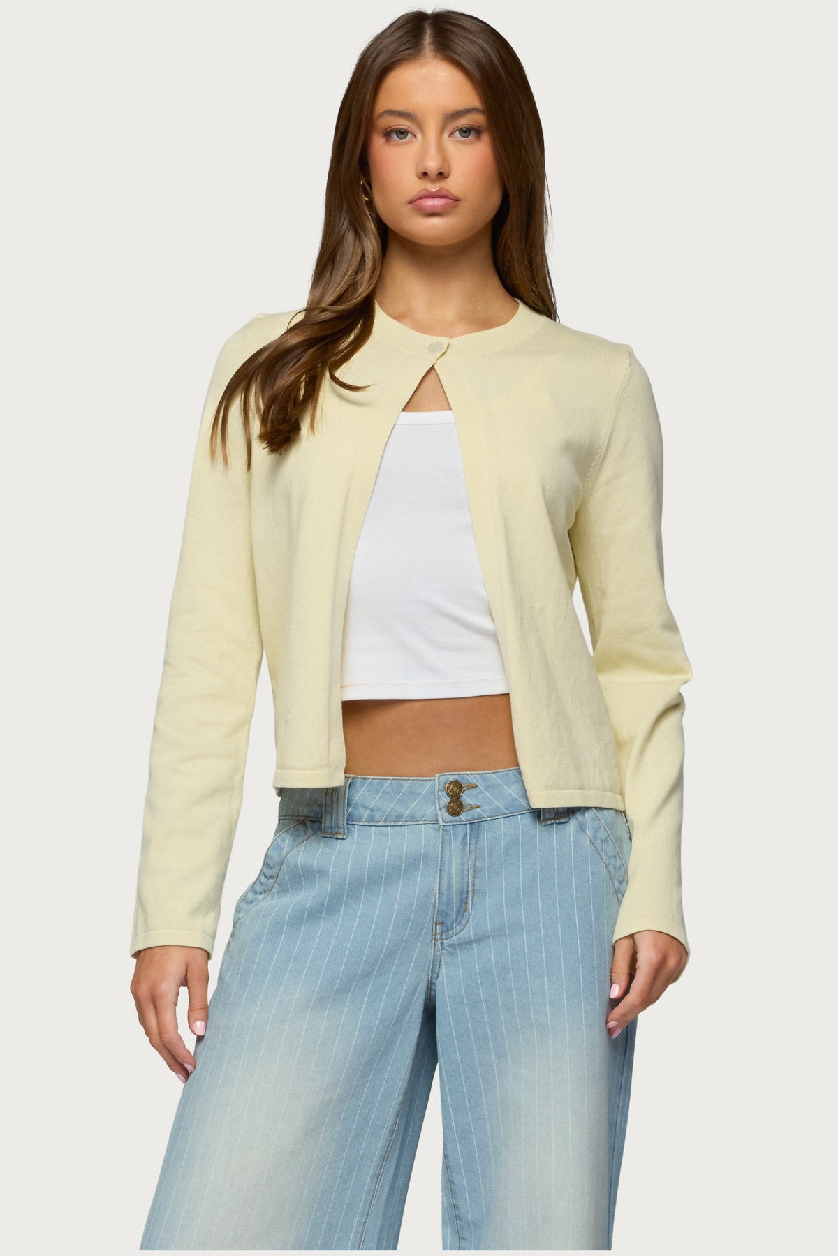 Jenie Split Front Knit Cardigan