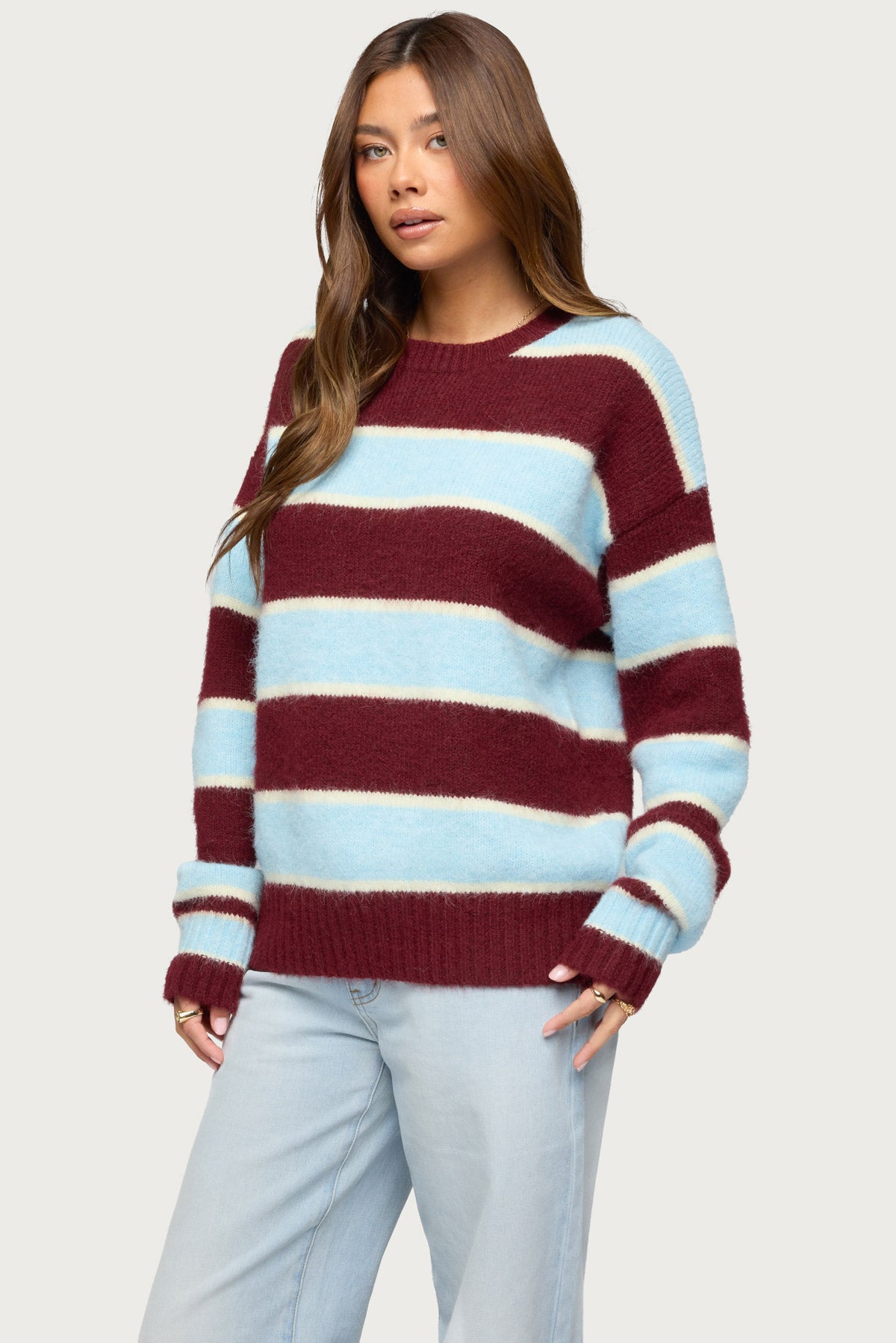 Conrad Striped Knit Sweater
