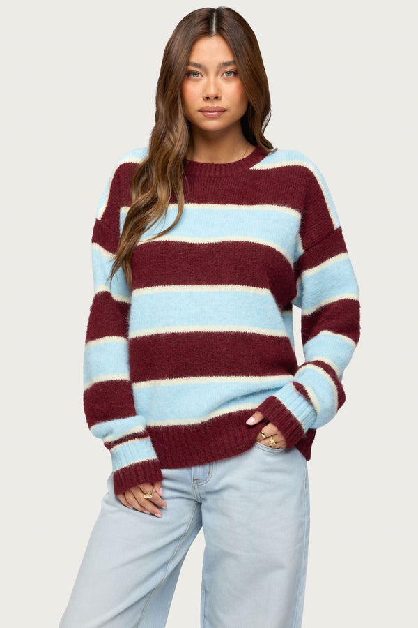 Conrad Striped Knit Sweater