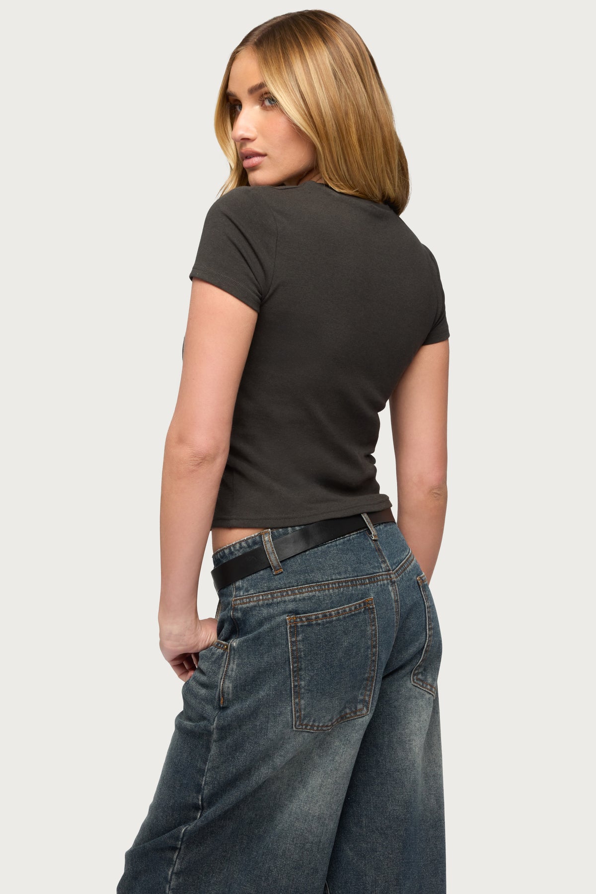 Aitana Grommet Stud T Shirt