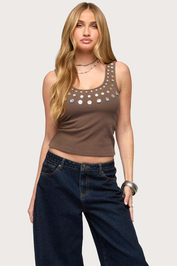 Beach Babe Scoop Tank Top